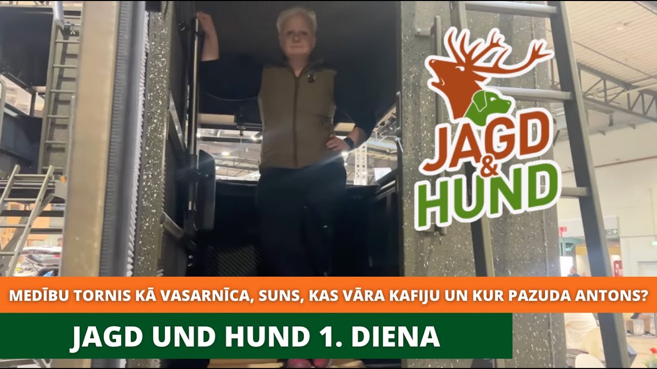 Medību tornis kā vasarnīca, suns, kas vāra kafiju un kur pazuda Antons? Jagd und Hund 2026 1. diena