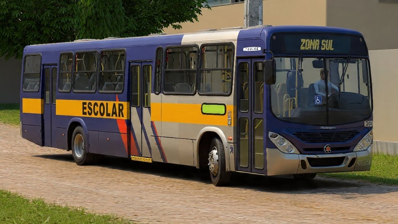 🔵 SAIU!!! LANÇAMENTO!! Marcopolo Torino 2007 mb of 1722M padrão Escolar - Proton Bus Simulador 