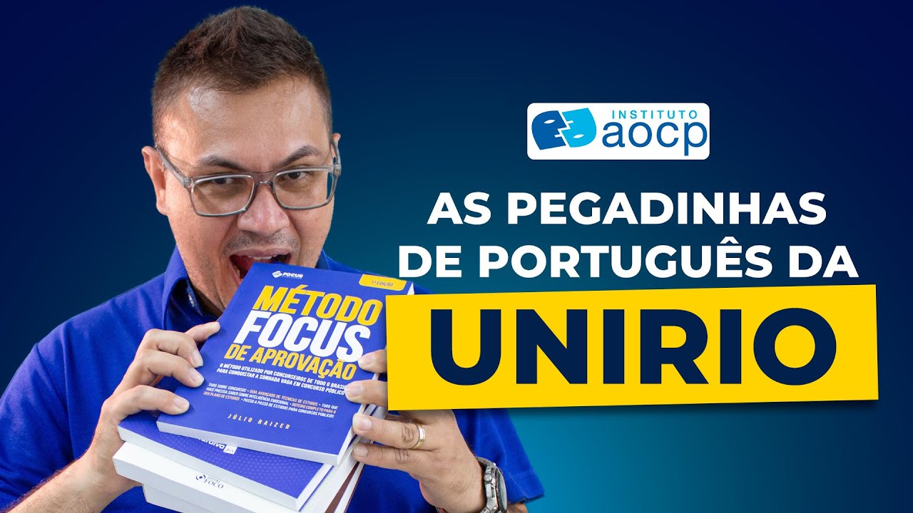 UNIRIO : Como Gabaritar Português no Instituto AOCP