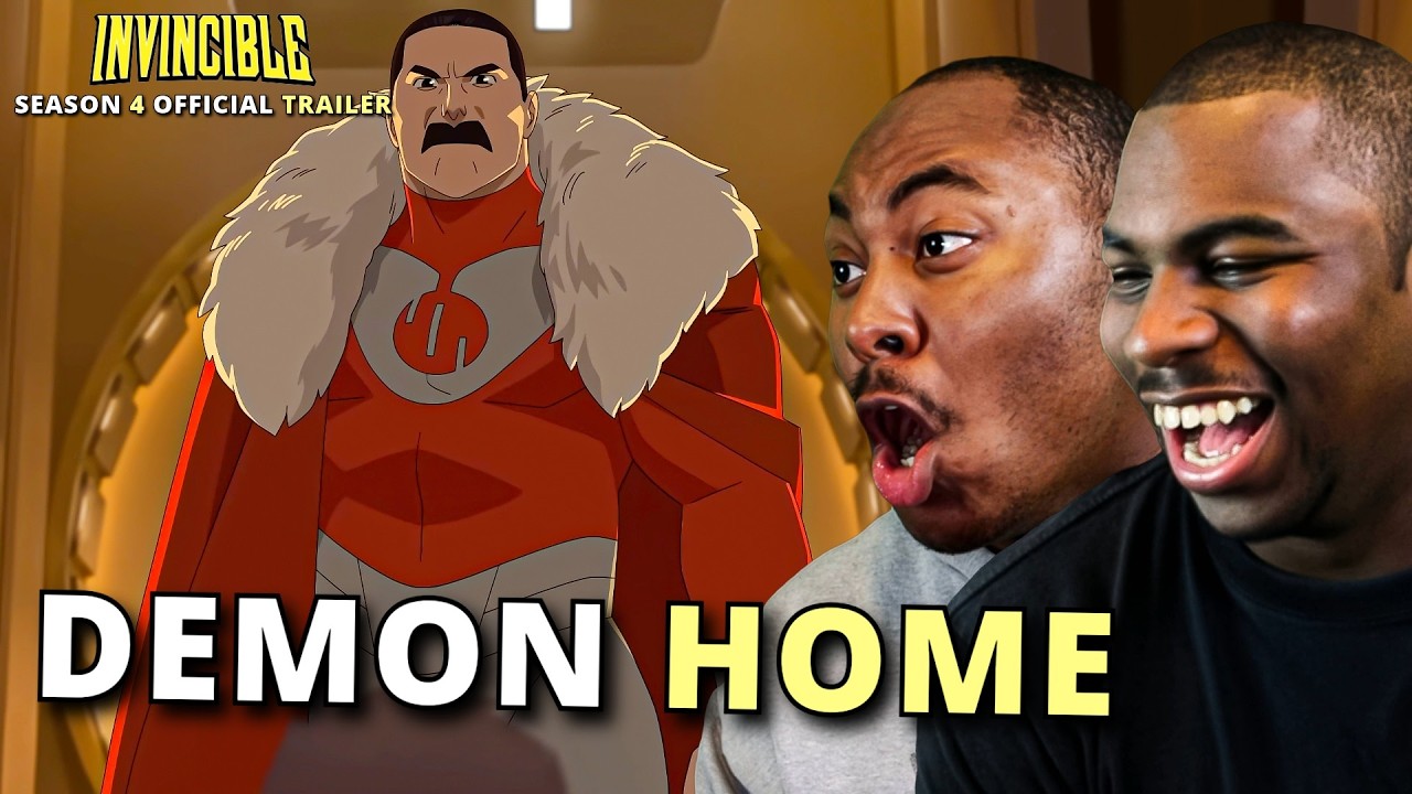 HE&rsquo;S FIGHTING EVERYONE | Invincible Season 4 Trailer Reaction