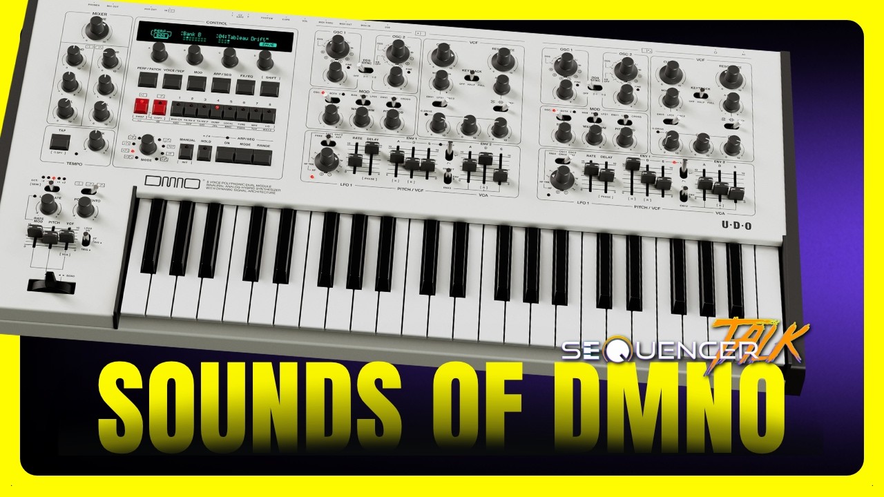 UDO DMNO Synthesizer &ndash; (No Talking) Sound Demo (Extra-Erkl&auml;rvideo Link unten)