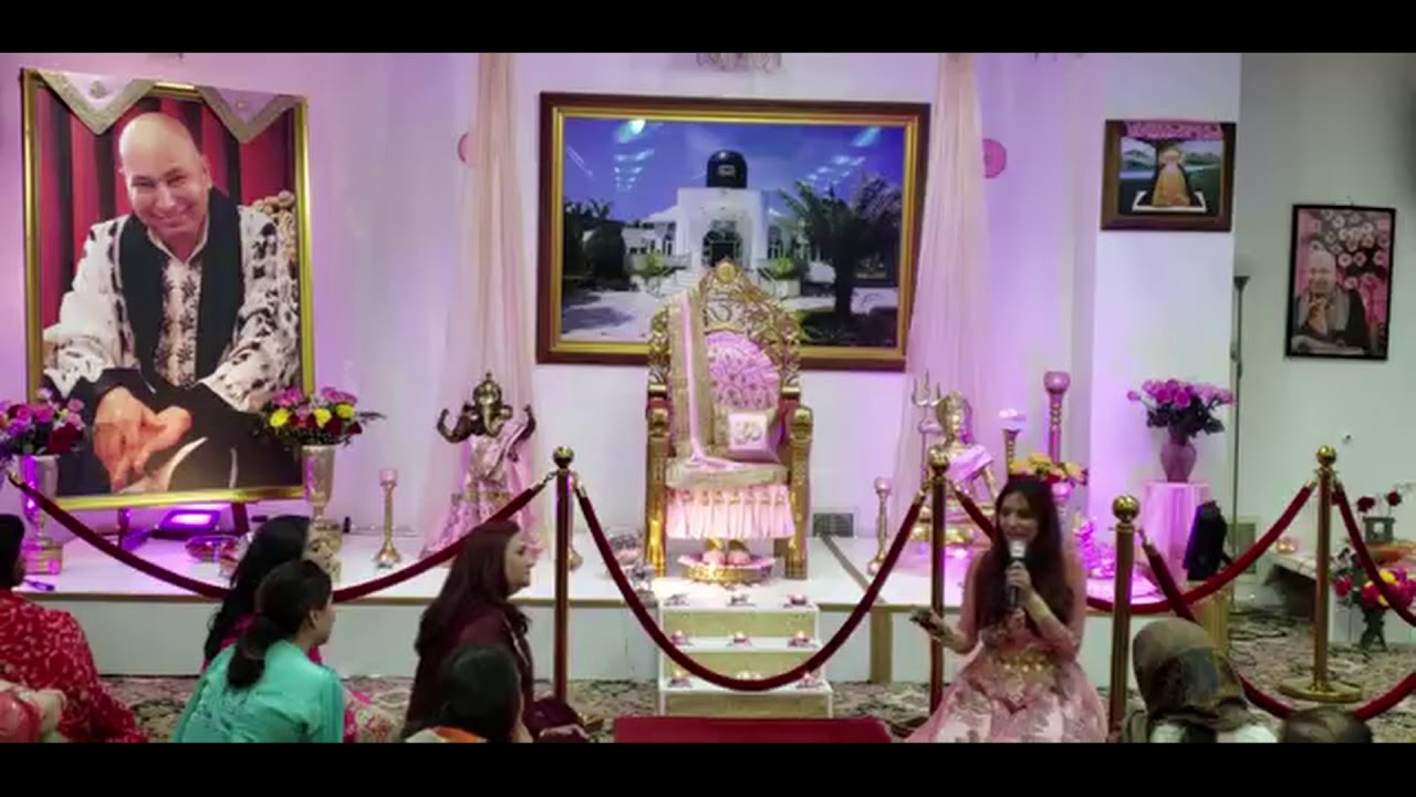 Satsang By Aarti Aunty - Guruji Ka Ashram - New Jersey - USA - Somerset Temple