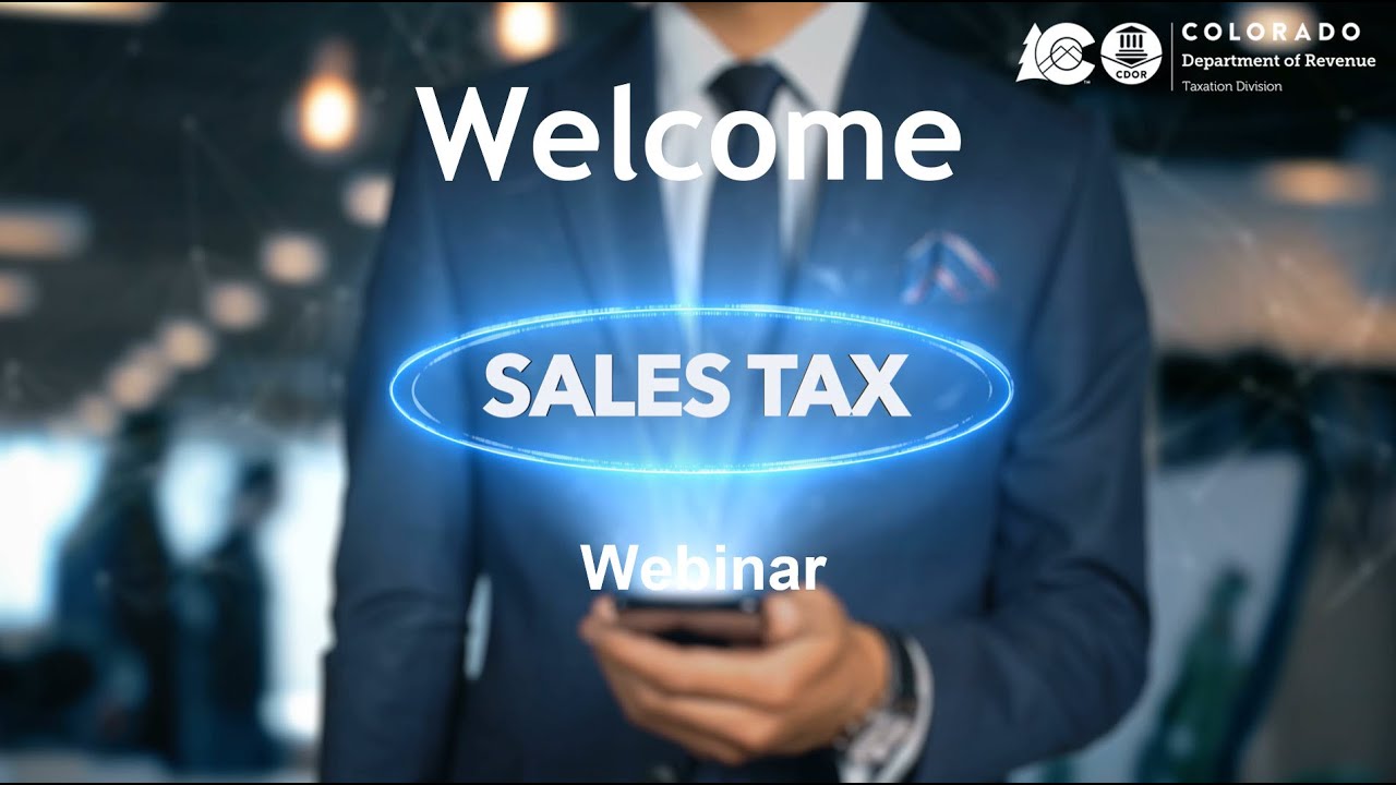 Sales Tax Webinar Recording