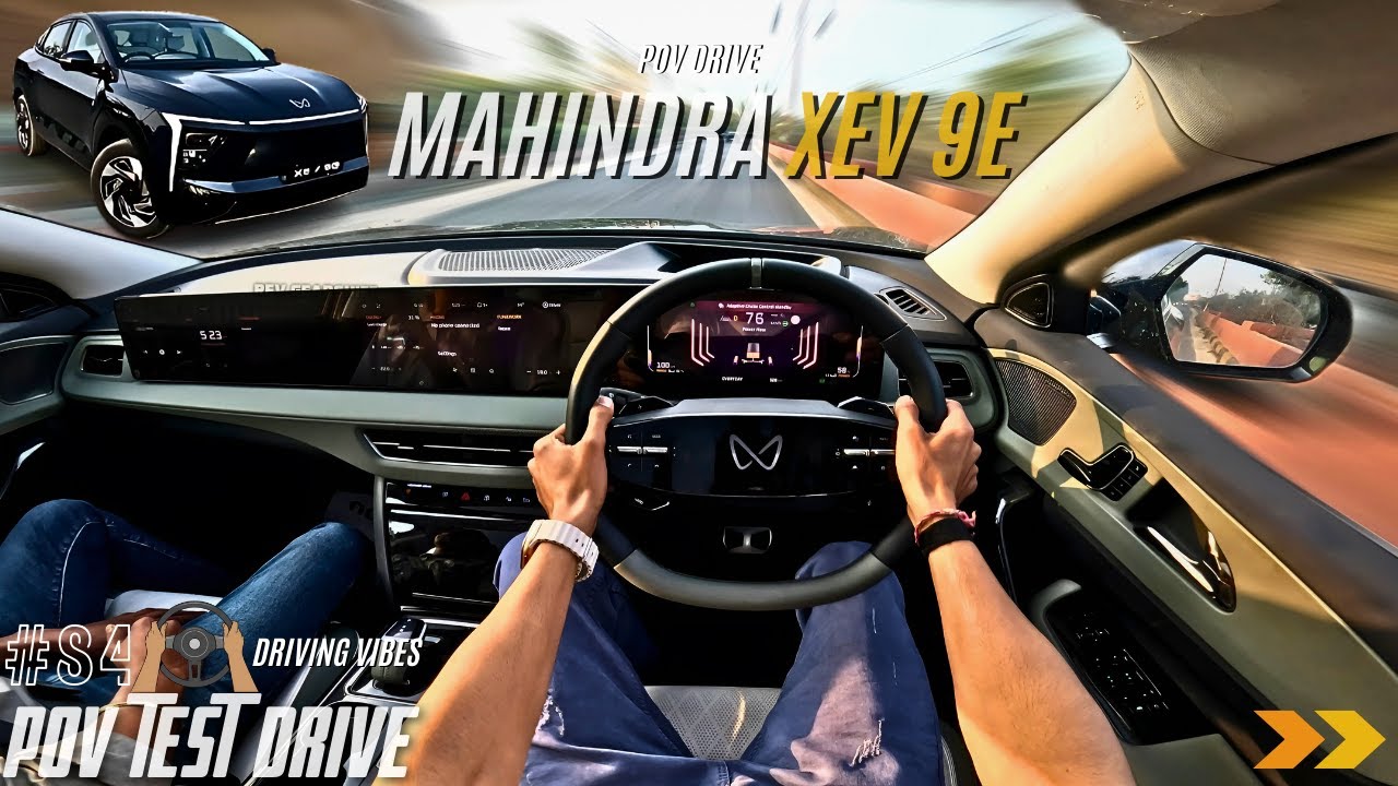 2025 MAHINDRA XEV 9E | PACK THREE | 282BHP | POV Drive #84 | XEV 9E | 4K | REV GEARSHIFT #xev9e #9e