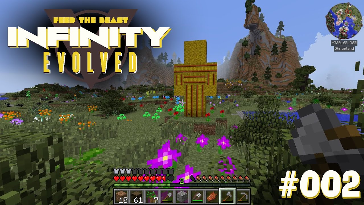 Let's Play FTB: Infinity Evolved - #02 - Lay of the Land