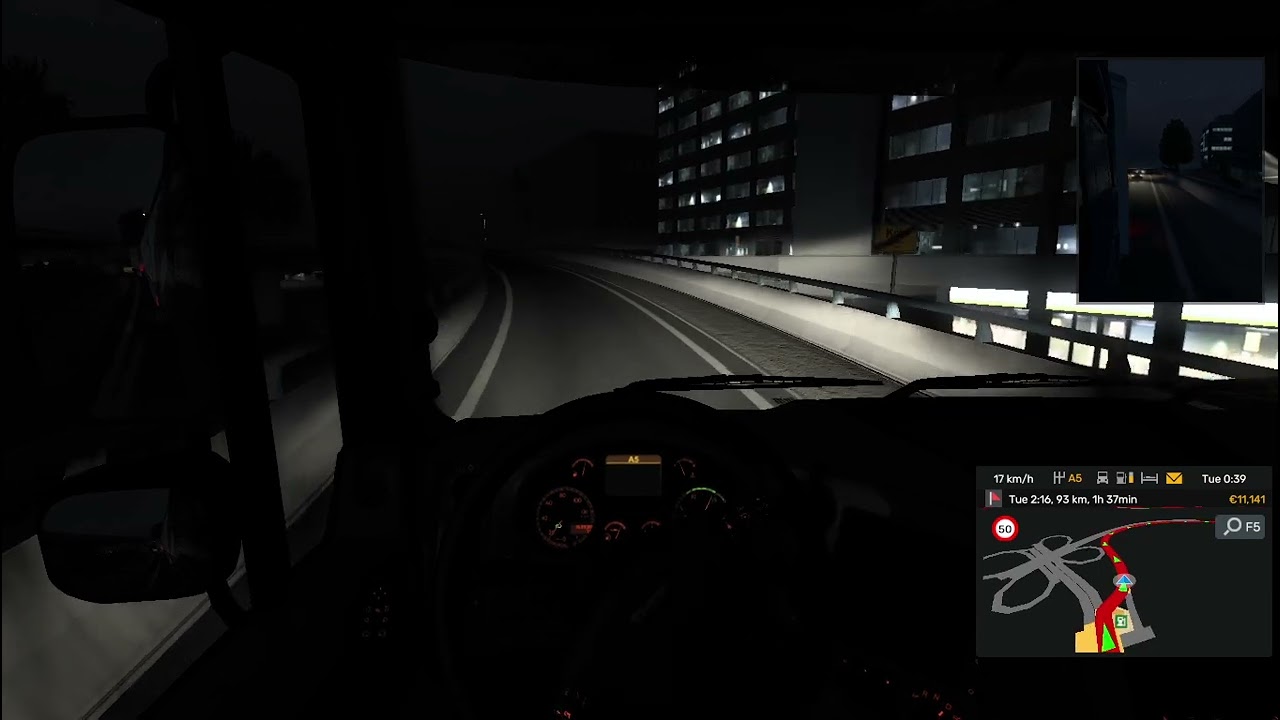 Just chill with Euro Truck 2 [part2+ 1 ticket] very surprise traffic JAM