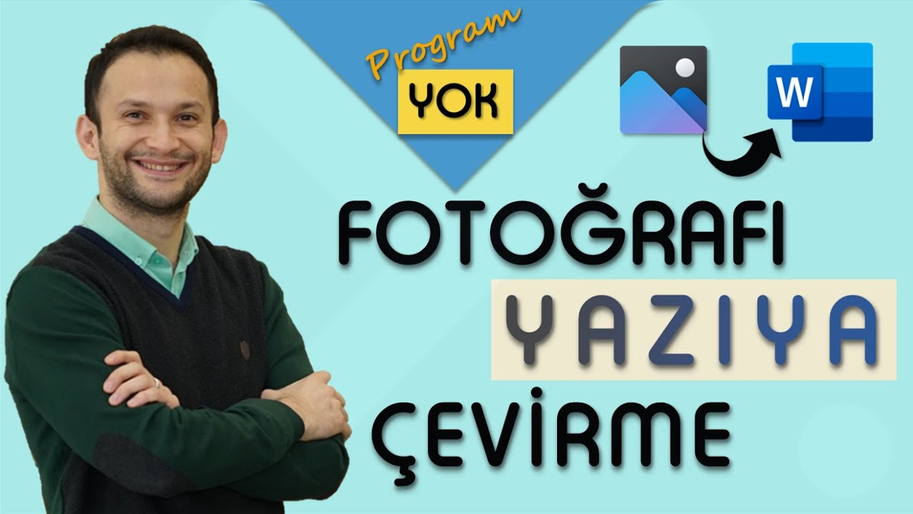 MS Word ile Fotoğrafı Yazıya Çevirmek - Kitabı Word'e Çevirmek