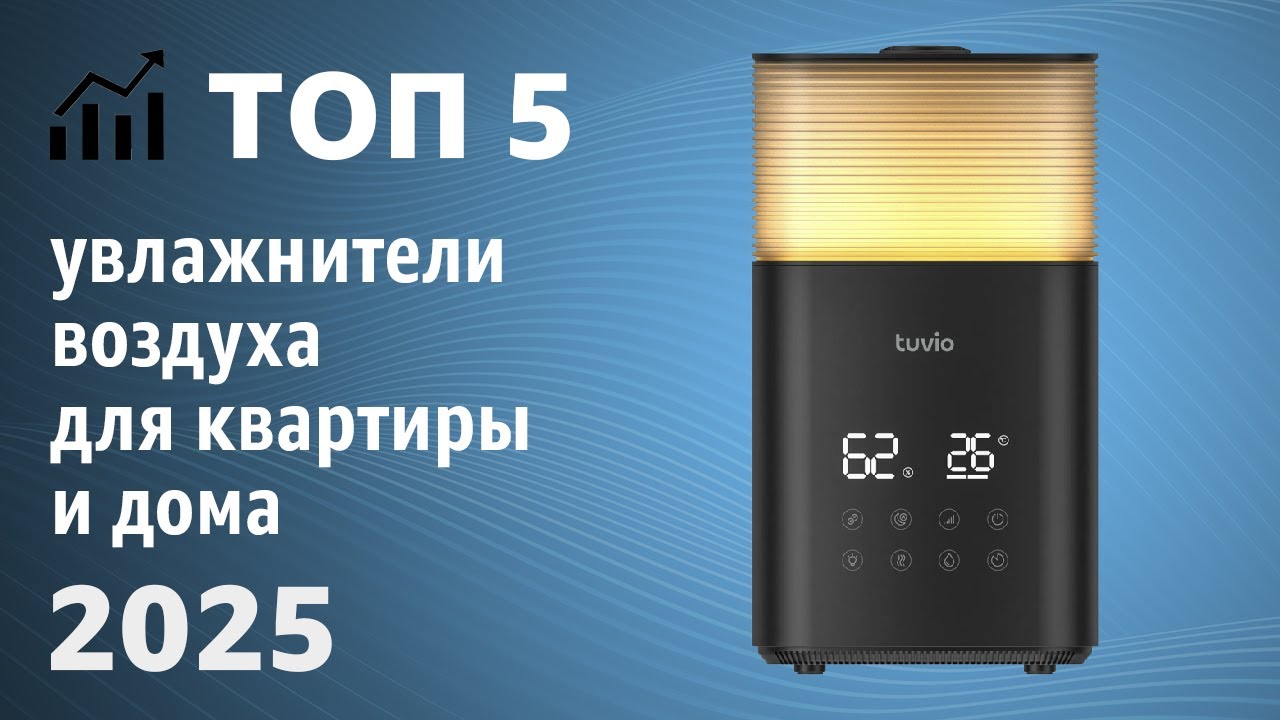 ТОП—5. Лучшие увлажнители воздуха для квартиры и дома. Рейтинг 2025 года!