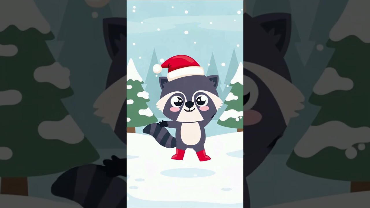 ❄️ Aventure hivernale entre amis - Histoire courte pour enfants - Les animaux dans la neige 🦓🐰🦒🦝