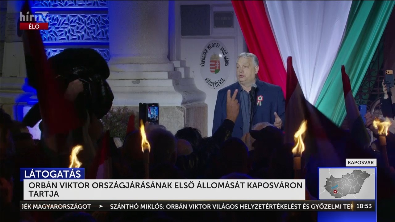 Orbán Viktor: Kaposvár lesz az ország első városa, ahol a tömegközlekedés elektromos lesz - HírTV