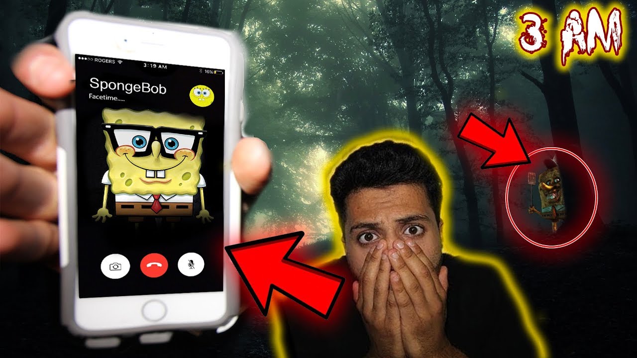 *GOT BIT??!!!* CALLING SPONGEBOB ON FACETIME AT 3 AM | DO NOT FACETIME SPONGEBOB AT 3 AM