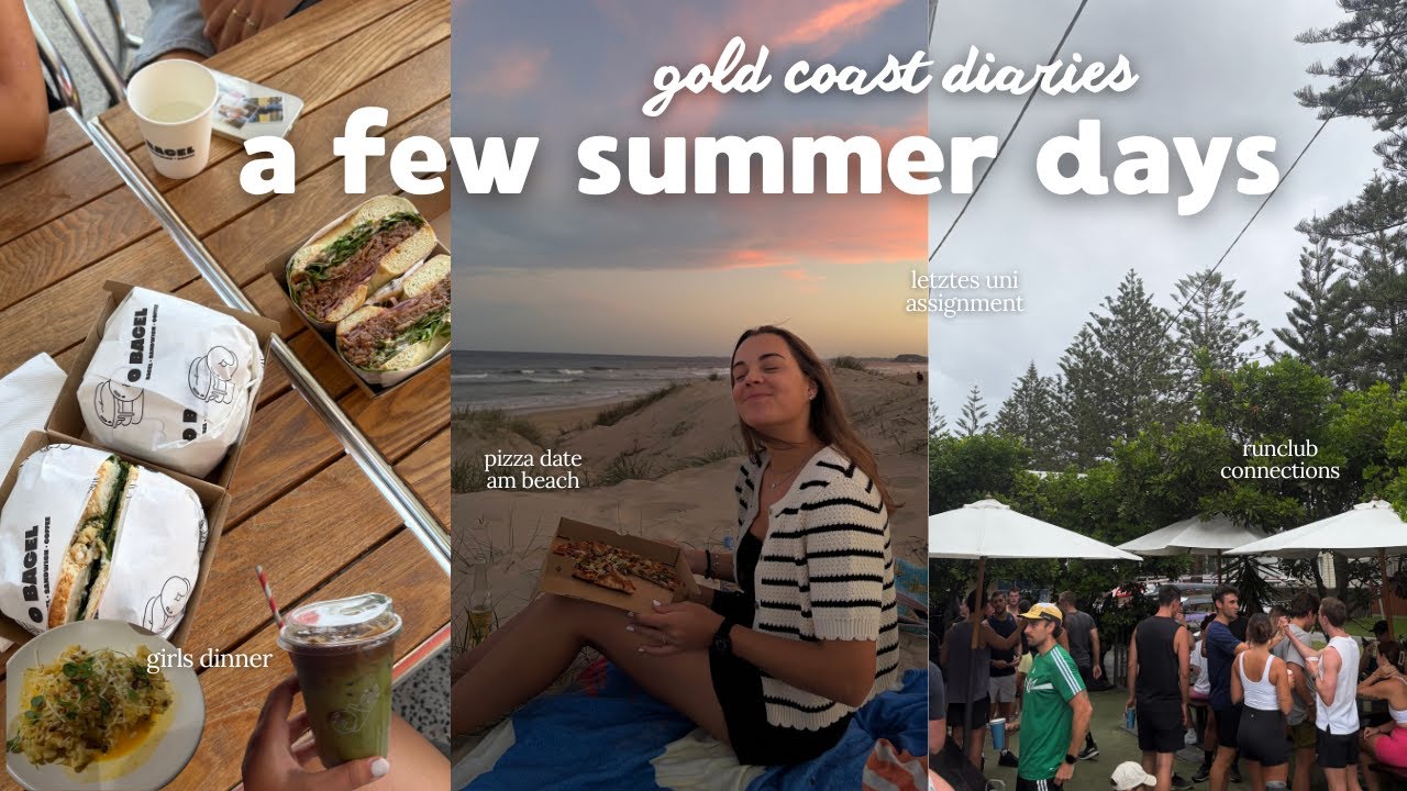 spend some summer days with me🌞 girls dinner, sports, last exam || Gold Coast diaries *study abroad*