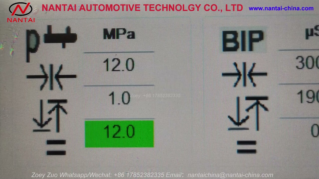 NTS815A Hydraulic Electronic Unit Injection HEUI injector testing C7 C9 injector testing