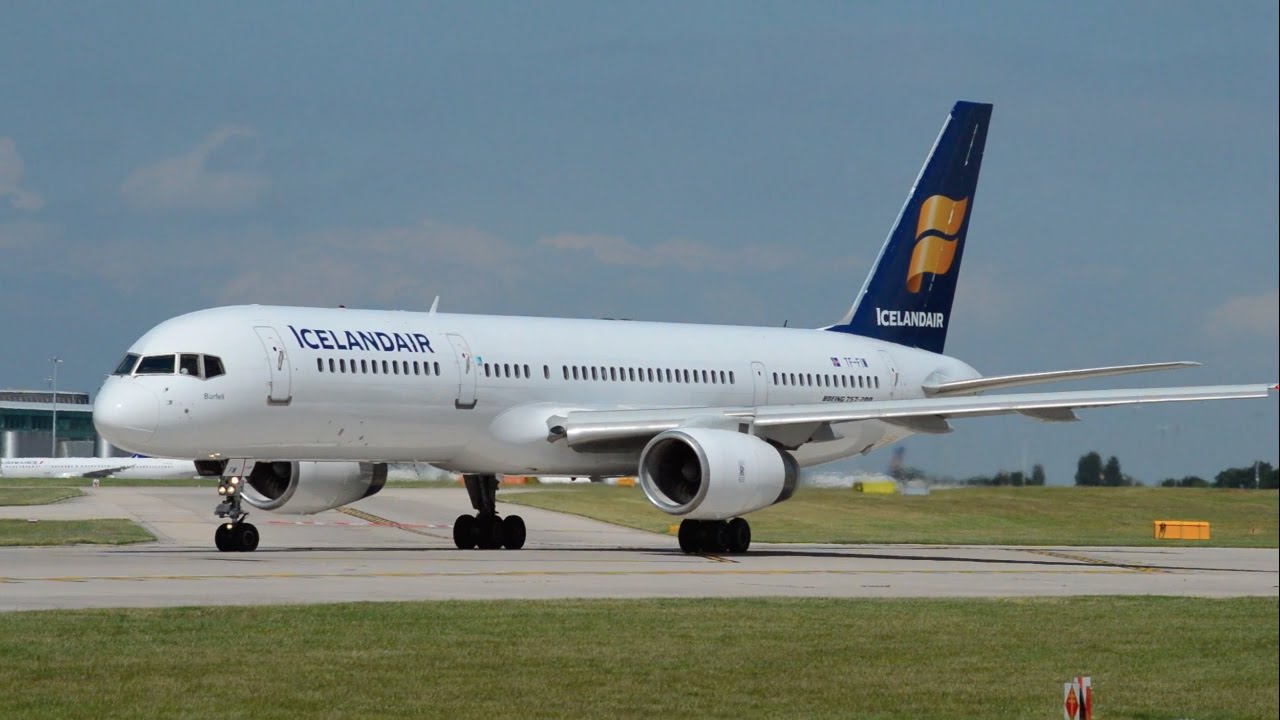 Icelandair | 757-27B | TF-FIW | Hybrid Livery Takeoff At Manchester Airport | HD