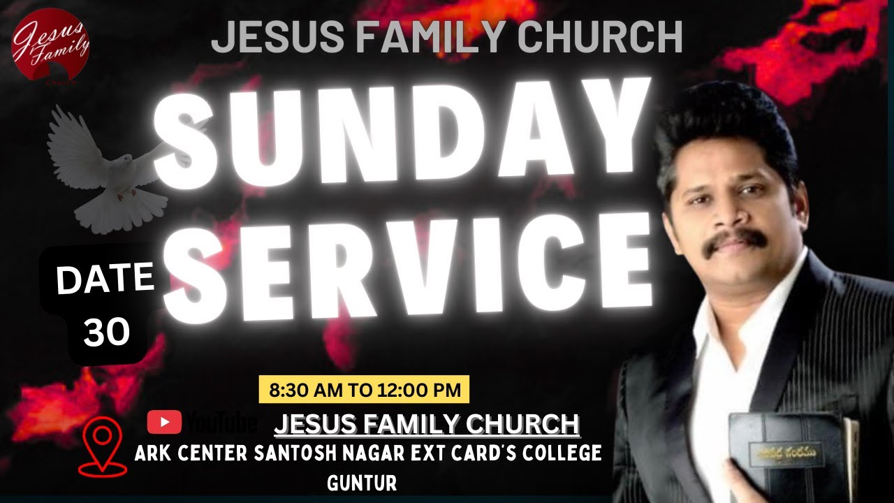 30-11-2025 ||PAS.N.SUMAN || SUNDAY SERVICE || JESUS FAMILY CHURCH ||