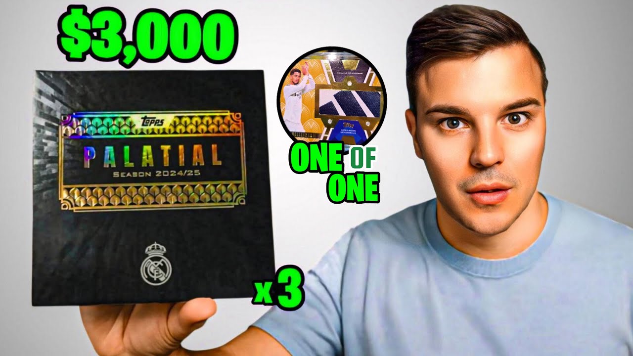 Increíble One of One en La MEJOR Caja del Año | Topps Palatial Real Madrid 2025