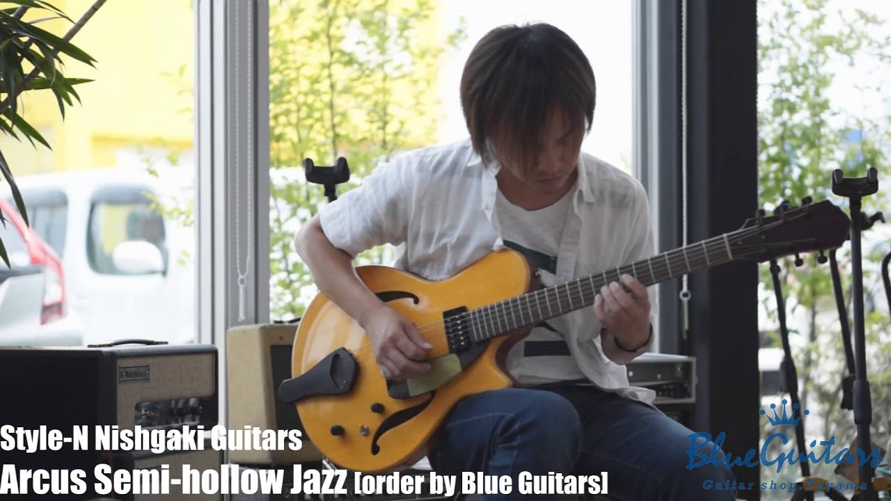Blue Guitars - Style-N Nishgaki Guitars / Arcus Semi-hollow Jazz [order by Blue Guitars]