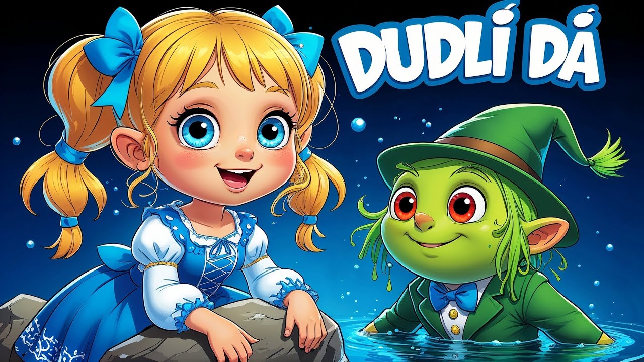 Holka modrook&aacute;, nesed&aacute;vej u potoka 💧👧 | Lidov&aacute; dětsk&aacute; p&iacute;snička