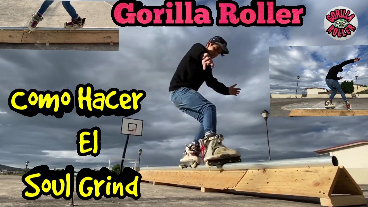 ¡COMO GRINDAR CON PATINES AGRESIVOS! /APRENDE EL SOUL GRIND (principiantes)