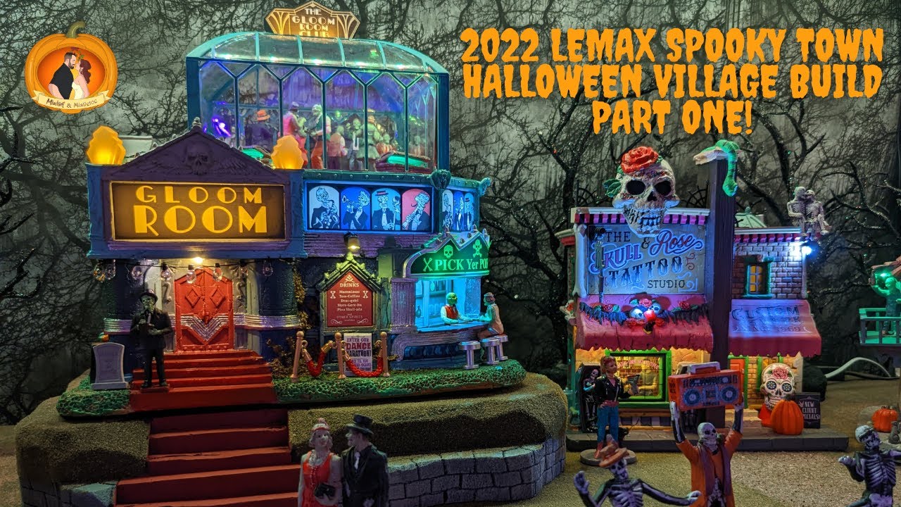 2022 Lemax Spooky Town Halloween Village Build Part One!