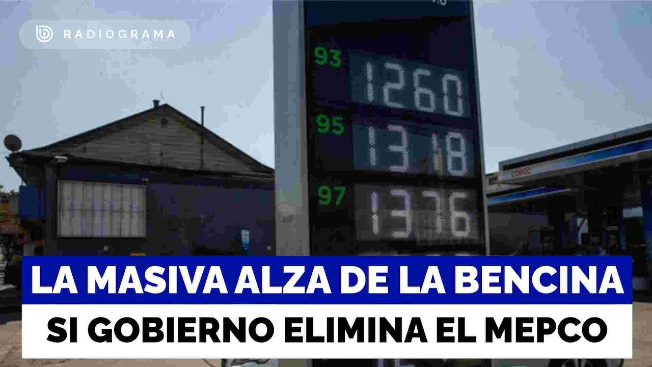¿$350 más por litro?: El masivo salto que daría la bencina si el gobierno elimina el MEPCO