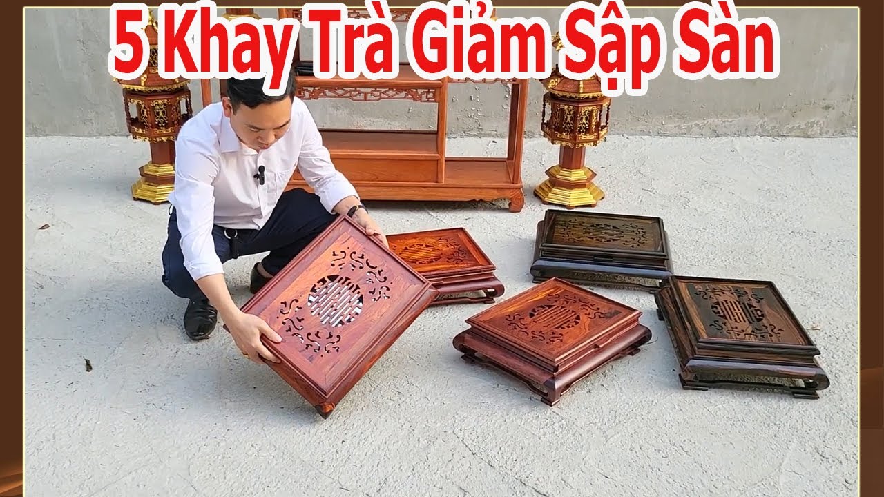 5 KHAY TRÀ MẪU MỚI NHẤT GIÁ RẺ
