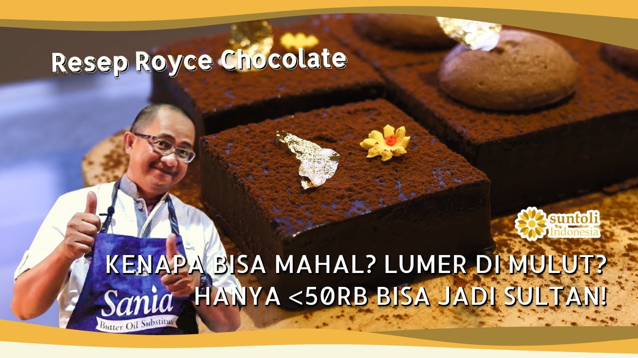 BIKIN COKELAT SULTAN VIRAL! RESEP ROYCE NAMA CHOCOLATE! │ TRUFFLE CHOCOLATE