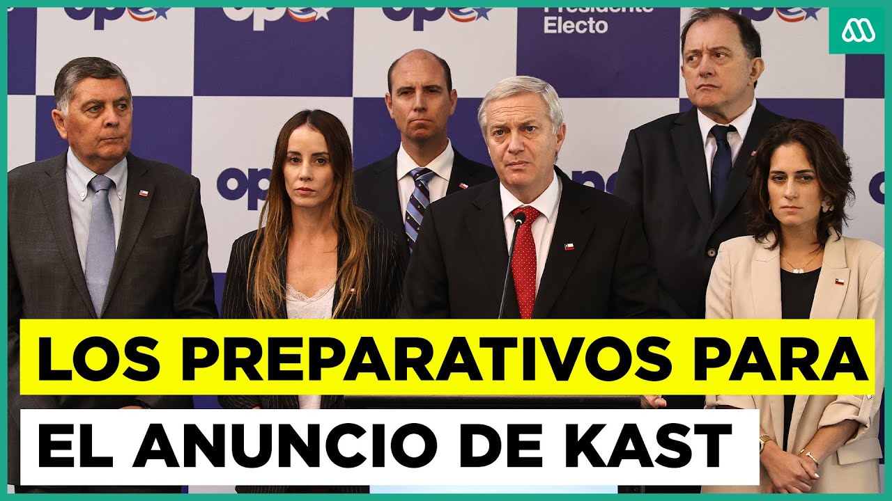 Los preparativos del anuncio de Kast de su primer gabinete de Gobierno: ya tuvieron primera reunión