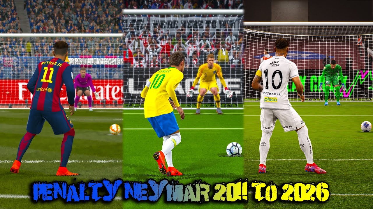 NEYMAR JR Penalty in Every PES/eFootball From 2011 to 2026
