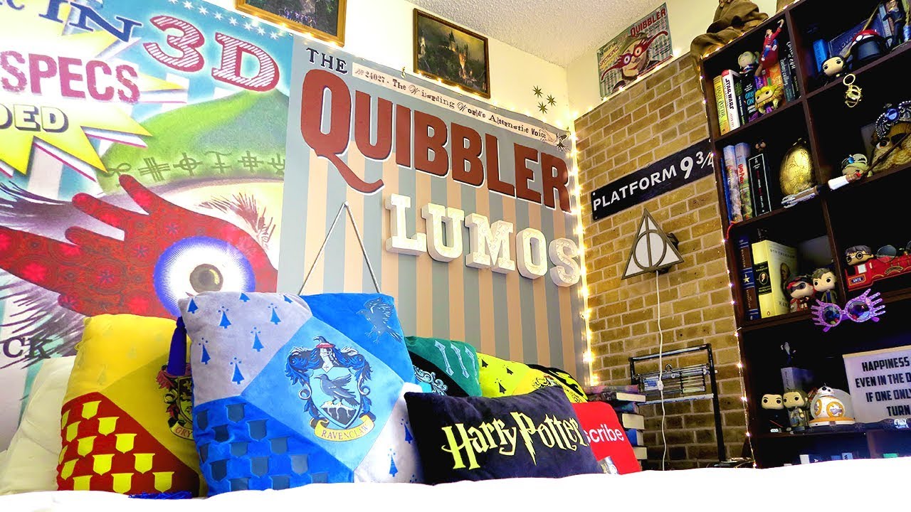 my harry potter room + apartment tour 2019