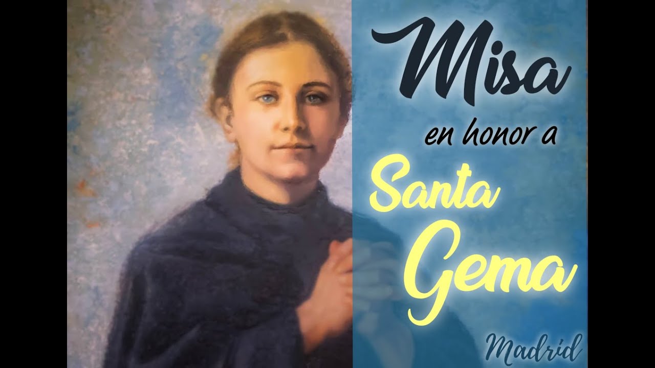 Misa de Santa Gema, 2020. Santuario de Madrid.
