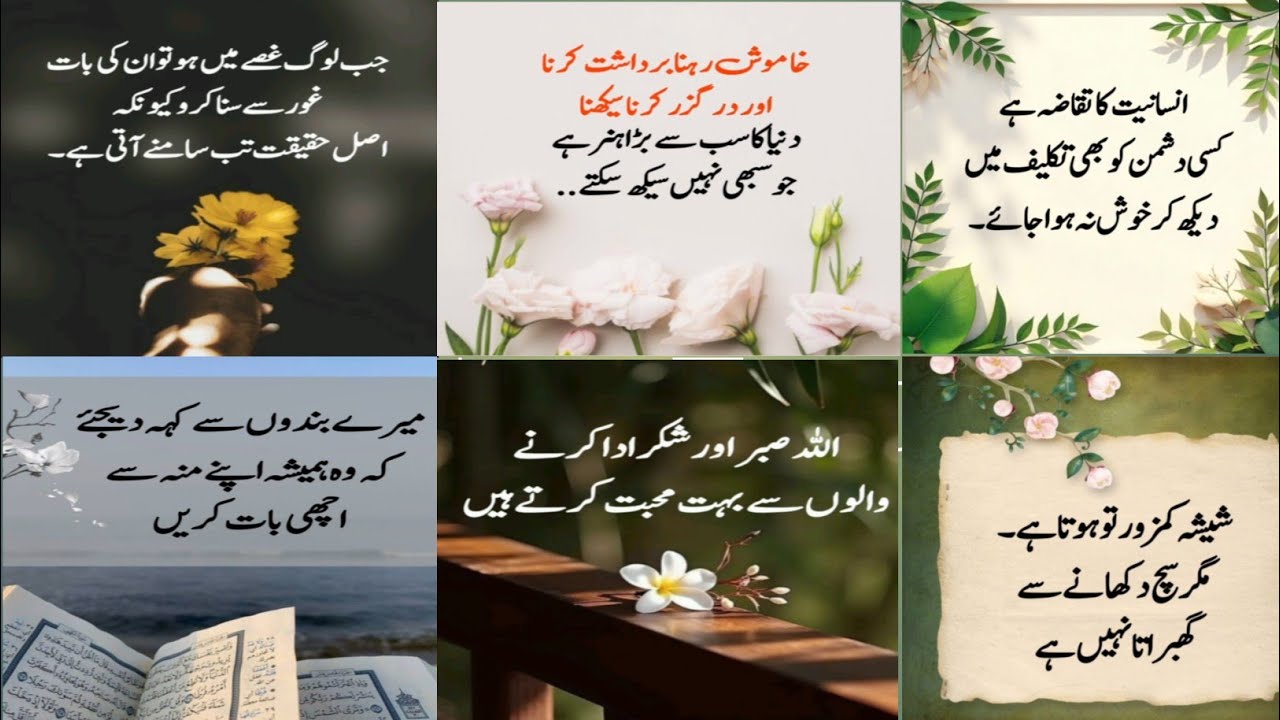 Aqwal e zareen | Islamic quotes | Aqwal e zareen in Urdu| golden words in Urdu 