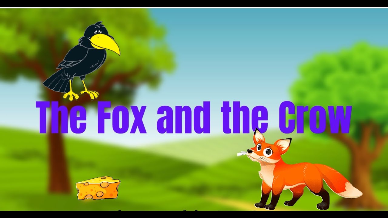 The Fox and the Crow | English Moral stories for kids | Clever fox Cartoon tales