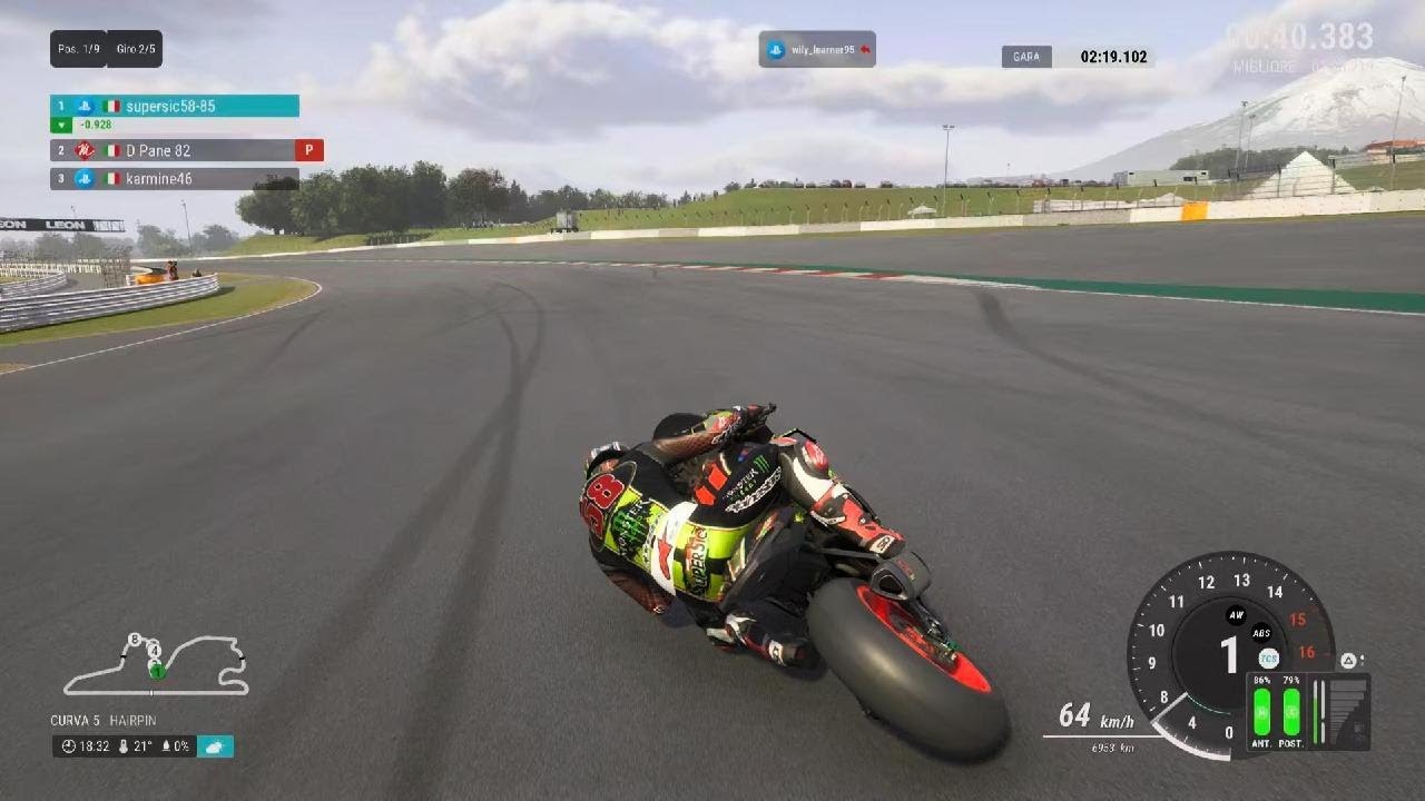 RIDE 5 Supersic58 Mugello WET RACE -GARA/ALLENAMENTO PILOTI DEL CAMPIONATO SBK PRO by TEAM ALPHA SBK
