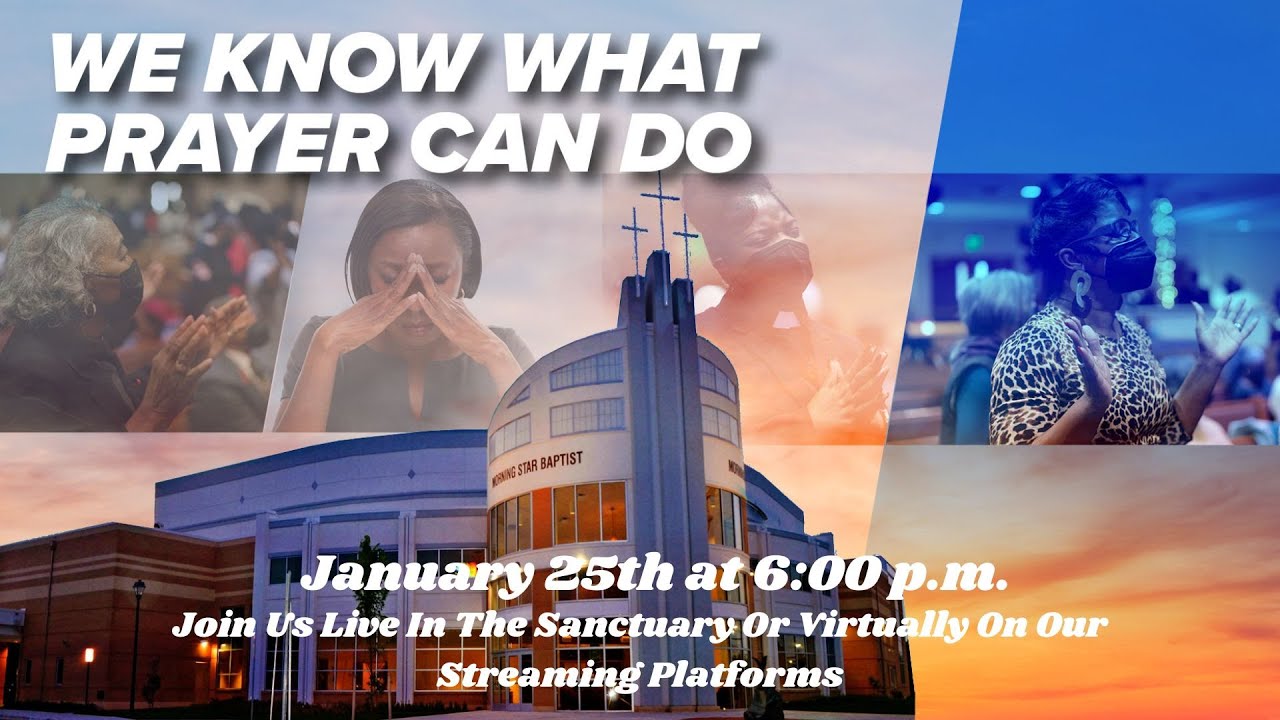 MSBC Prayer Service Experience (6:00 P.M.)                                   January 25th, 2026