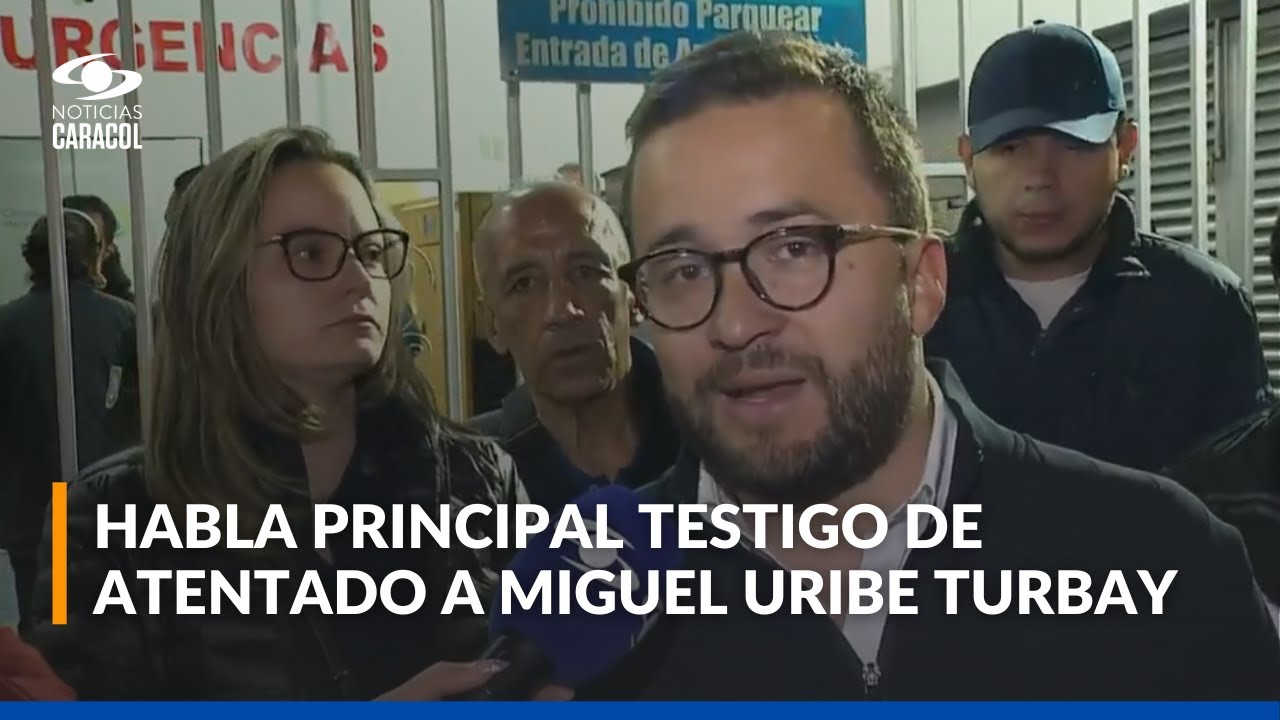 Concejal que acompañaba a Miguel Uribe Turbay en acto político describe cómo ocurrió el atentado