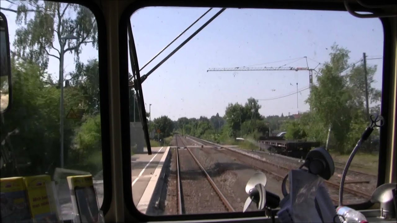 ROTER FLITZER Führerstandsmitfahrt Blaufelden-Crailsheim 12.06.2015