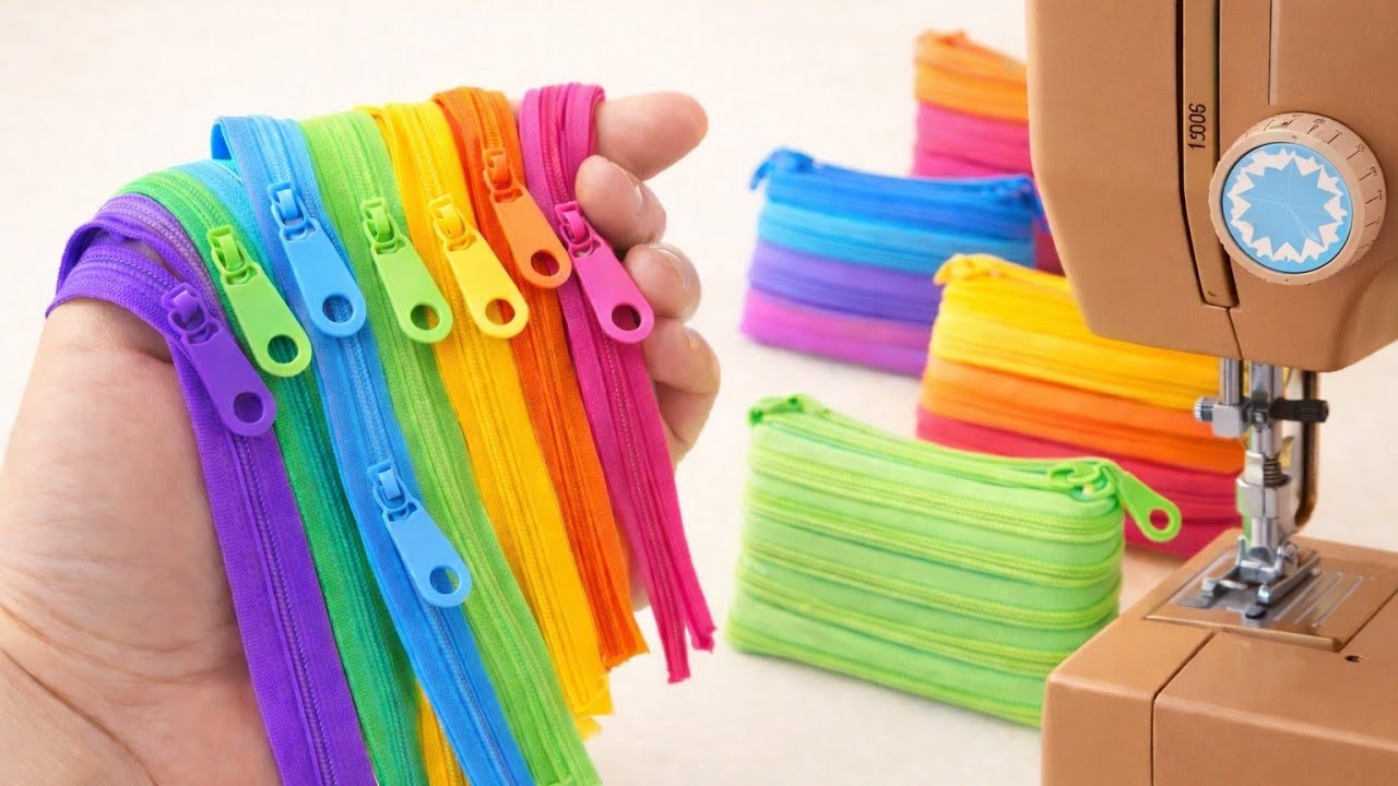 💥How to Make a Zipper Bag in 2 Minutes