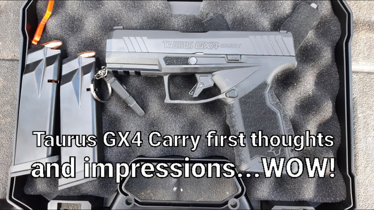 Taurus GX4 Carry First Shots and Impressions