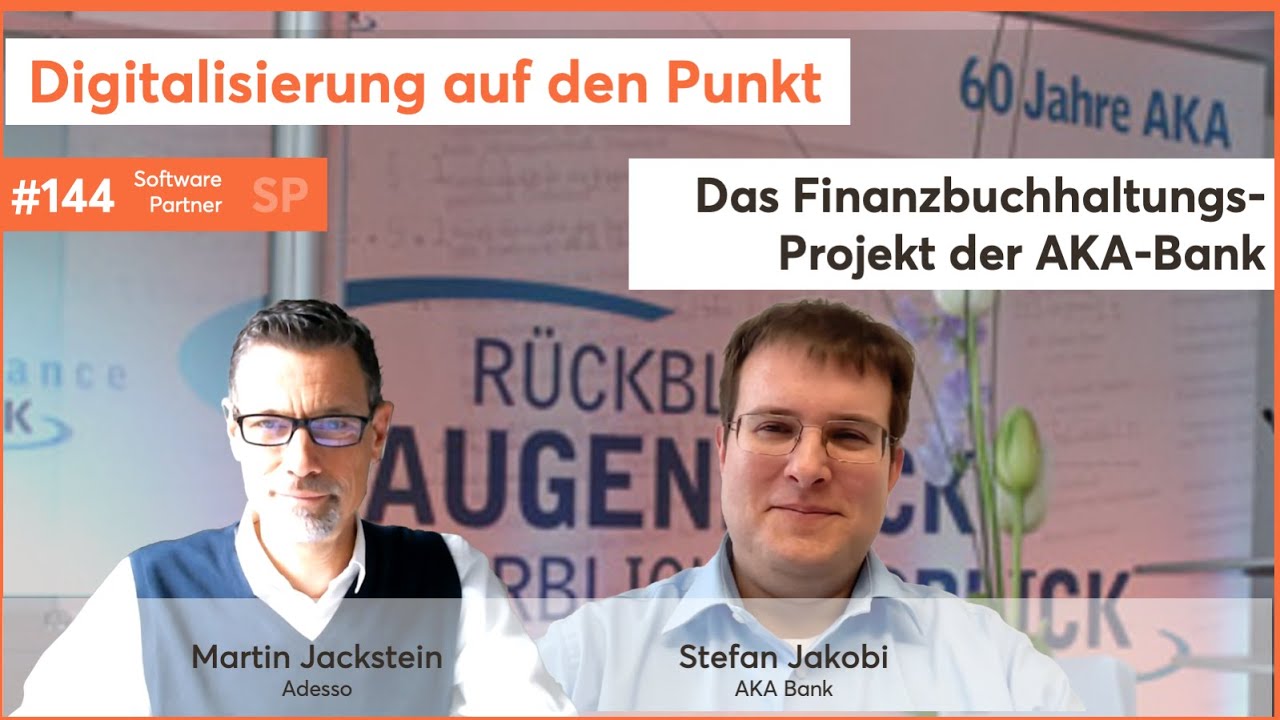 Digitalisierung auf den Punkt &ndash; Das Finanzbuchhaltungs-Projekt der AKA-Bank