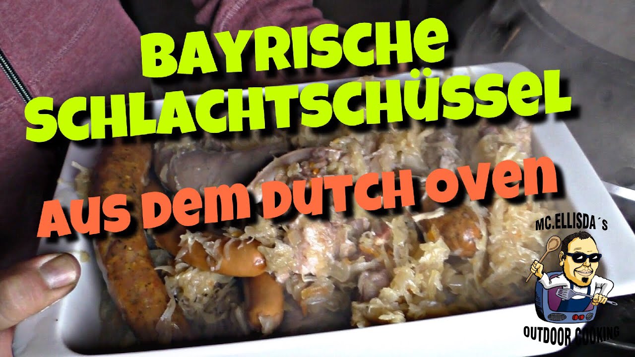 #127 - Bayrische Schlachtschüssel aus dem Dutch Oven // Bayrisches Traditionsessen 🐖