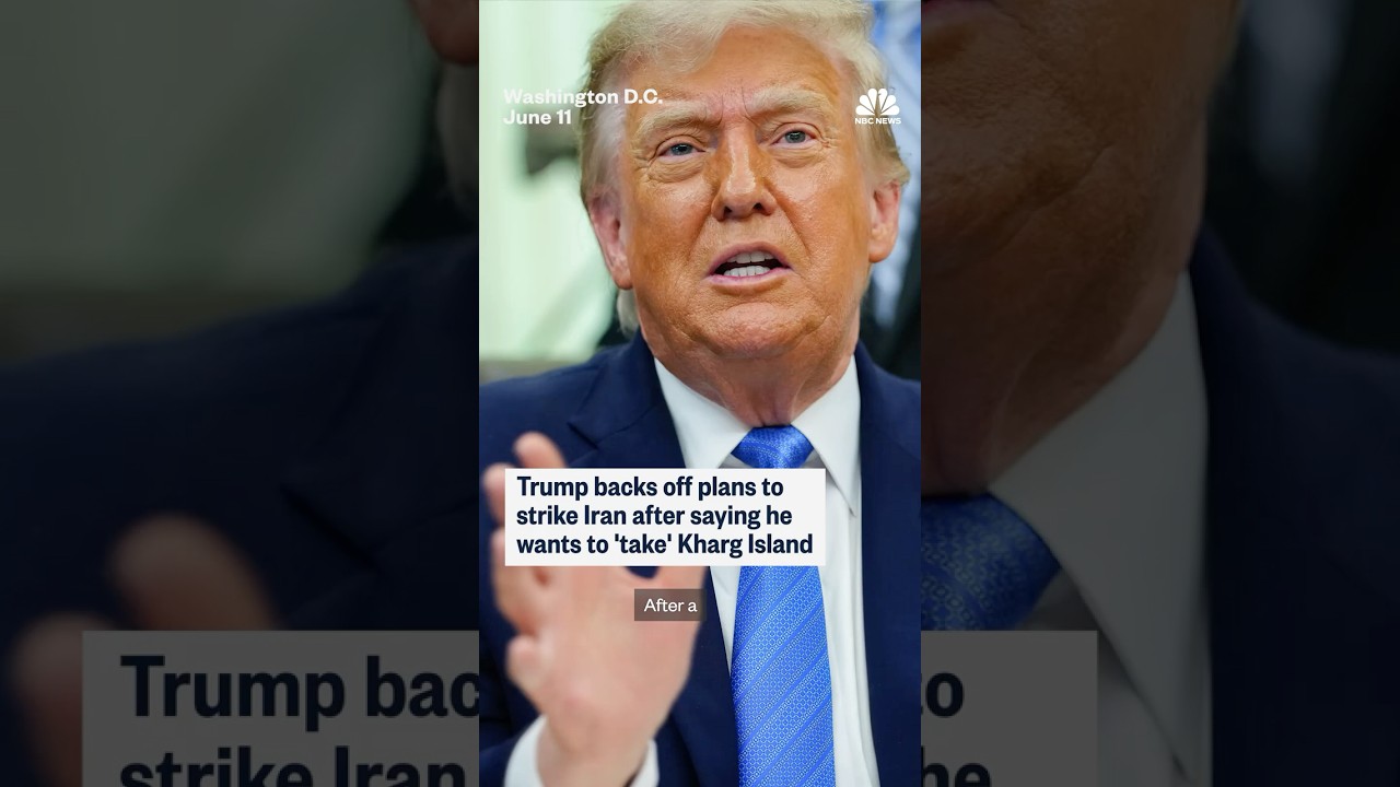 Trump backs off plan to strike Iran after saying he wants to 'take' Kharg Island