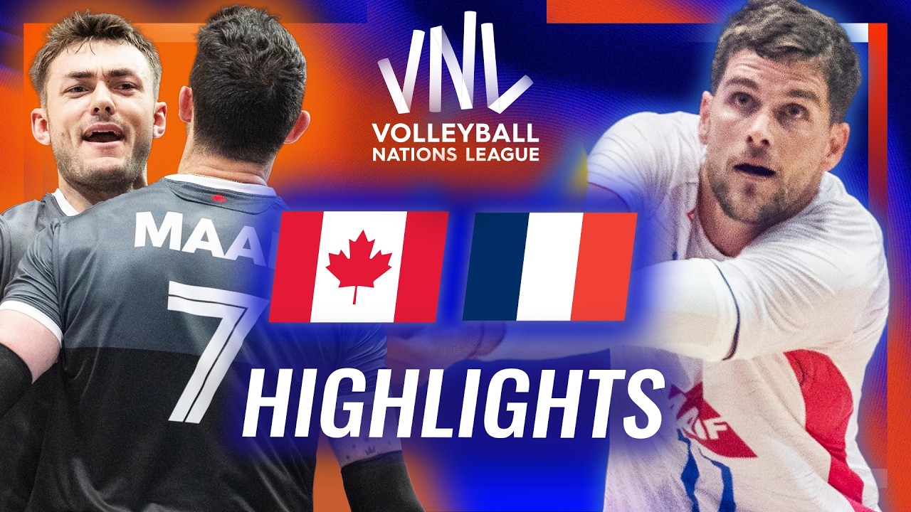 Canada 🇨🇦 vs. France 🇫🇷 - Highlights | Week 1 | Men's VNL 2026