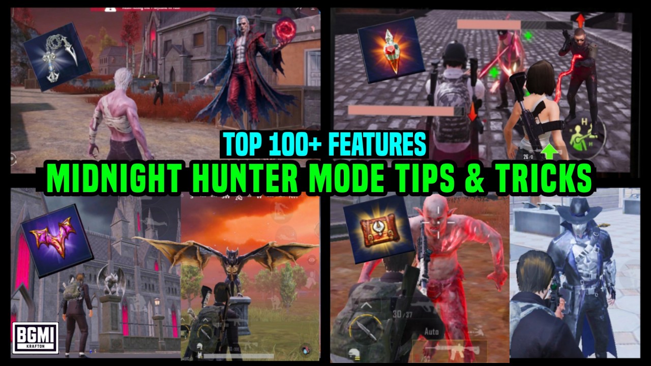 BGMI MIDNIGHT HUNTER UPDATE KAISE KHELE / BGMI NEW ZOMBIE MODE EXPLAINED / BGMI NEW MODE TIPS TRICKS