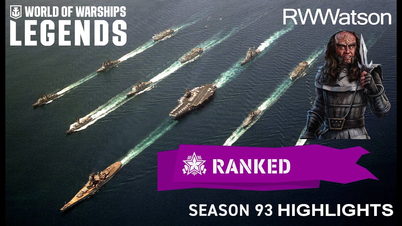 World Of Warships: Legends - Ranked Season 93 Highlights