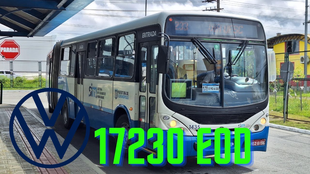 [ Engine Sound ] Volksbus 17.230 EOD ( Caixa de 210 OD ) - Marcopolo Torino 2007 Articulado