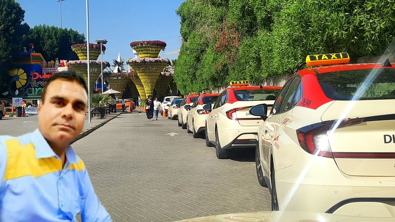A Day in Dubai Taxi Driver's life |  Dubai Taxi Driver Jobs 🚕