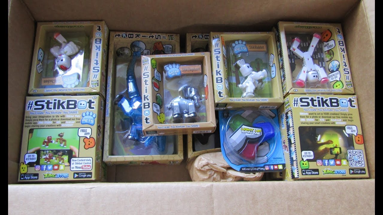 STIKIBOT DINOS!?! Huge #Stikbot Haul!