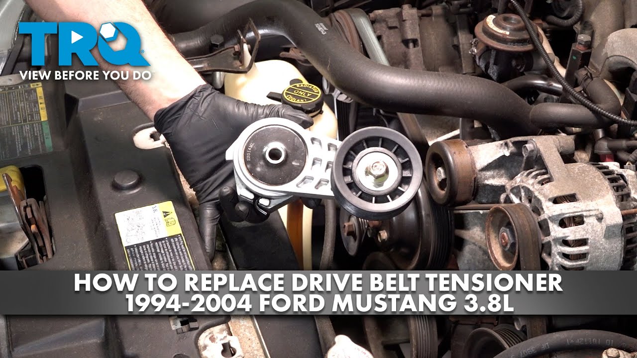 Как заменить натяжитель ремня привода вспомогательных агрегатов Ford Mustang 3.8L 1994-2004 гг.