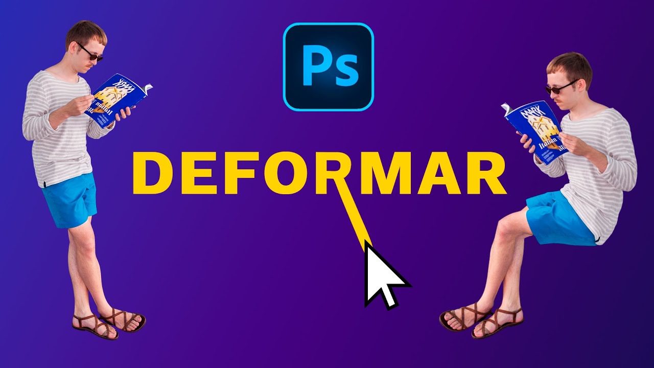 📌 DEFORMAR Imagen en Photoshop - Deformación de posición libre